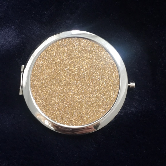 Rihanna Other - NEW! Rihanna Gold Glitter Mirror Compact